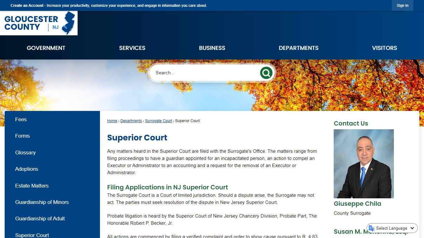 Superior Court | Gloucester County, NJ